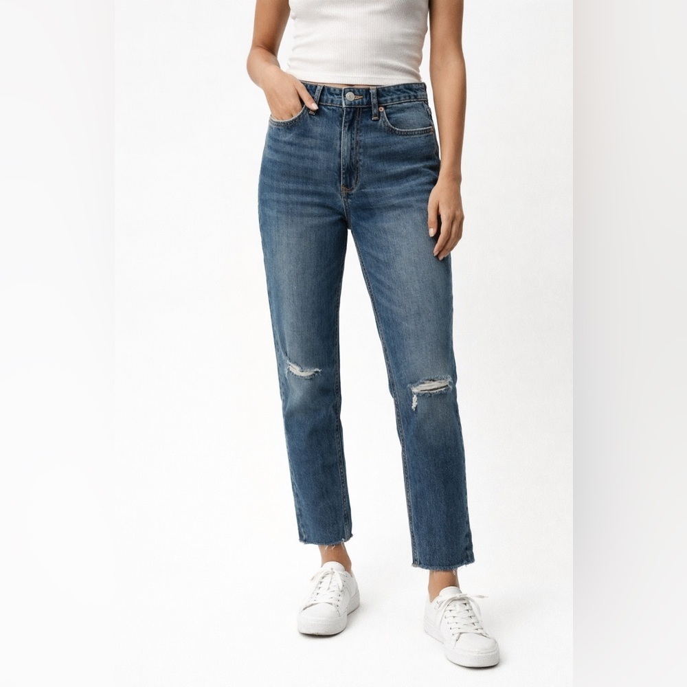 DEAR JOHN distressed jeans Jodi Straight Leg NWT